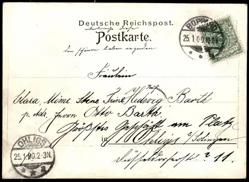 ALTE POSTKARTE CARNEVALS-GRUSS AUS BOPPARD ELFER RATH 1900 CARNEVAL KARNEVAL ELFERRAT carnaval carnival cpa AK postcard