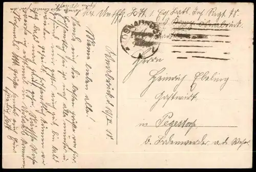 ALTE POSTKARTE OSNABRÜCK WITTEKIND-STRASSE WITTEKINDSTRASSE VILLEN VILLA postcard Ansichtskarte cpa AK