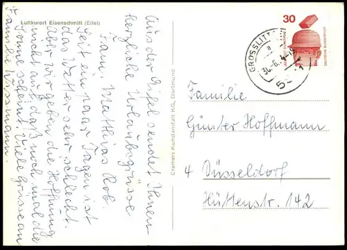 ÄLTERE POSTKARTE LUFTKURORT EISENSCHMITT EIFEL PANORAMA WITTLICH-LAND cpa AK postcard Ansichtskarte