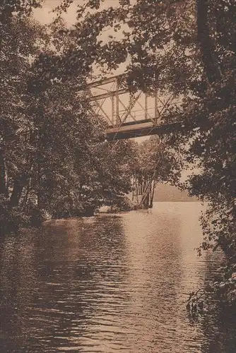 ALTE POSTKARTE MASUREN RUDCZANNY EISENBAHNBRÜCKE Eisenbahn Bahnstrecke Bahn Ostpreussen AK Ansichtskarte cpa postcard