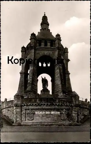 ALTE POSTKARTE PORTA WESTFALICA KAISER-WILHELM-DENKMAL AUF DEM WITTEKINDBERG bei Minden AK Ansichtskarte cpa postcard