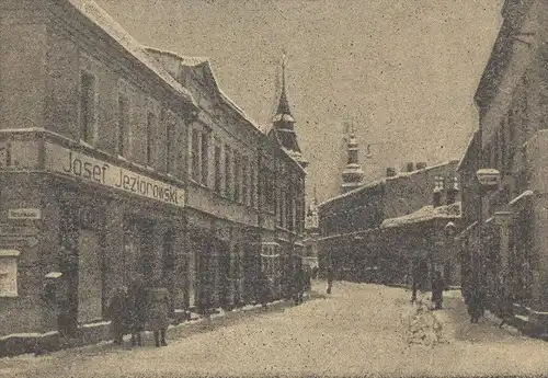 ALTE POSTKARTE LOBEN OBERSCHLESIEN BAHNHOF TARNOWITZERSTRASSE JOSEF JEZIOROWSKI Lubliniec Polska Poland Schlesien gare