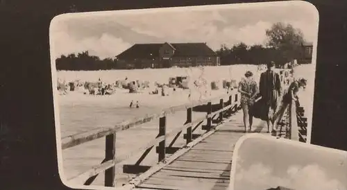 ÄLTERE POSTKARTE GRUSS AUS DEM OSTSEEBAD PREROW DARSS Ostsee postcard Ansichtskarte cpa AK