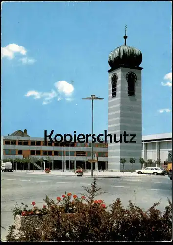 ÄLTERE POSTKARTE PLANEGG BEI MÜNCHEN KATHOLISCHE PFARRKIRCHE KIRCHE church Ansichtskarte AK cpa postcard