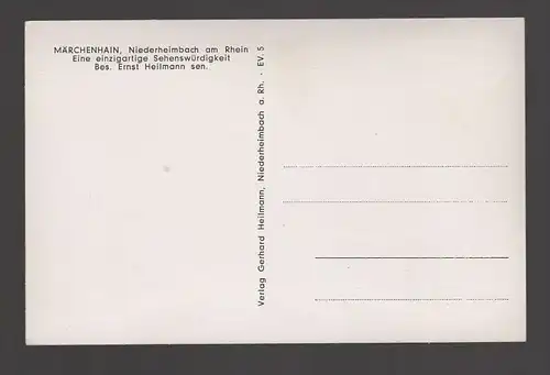 ALTE POSTKARTE DORNRÖSCHEN IM MÄRCHENHAIN NIEDERHEIMBACH Märchen fairy tale fable sleeping Beauty postcard Ansichtskarte