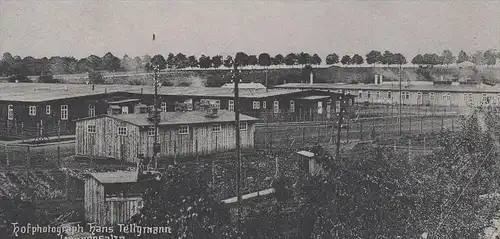 ALTE POSTKARTE VUE DU CAMP LE LAZARETT LANGENSALZA Camp de prisonniers Kriegsgefangenenlager Lager Hospital cpa postcard