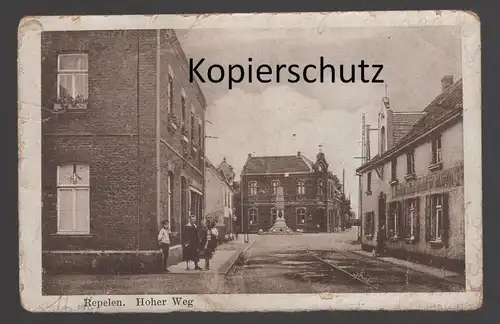 ALTE POSTKARTE REPELEN HOHER WEG Rheinkamp Moers Repelen Ansichtskarte postcard AK cpa