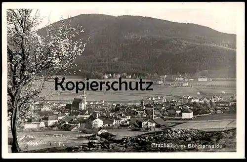 ALTE POSTKARTE PRACHATITZ IM BÖHMERWALDE 1941 PANORAMA GESAMTANSICHT TOTALANSICHT Prachatice cpa postcard Ansichtskarte