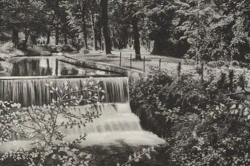 ÄLTERE POSTKARTE DETMOLD AN DER ALLEE WASSERFALL BACH FLUSS Ansichtskarte AK cpa postcard