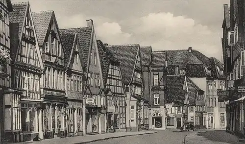 ALTE POSTKARTE DETMOLD KRUMME STRASSE MÖBEL ZIGARREN SPECIAL HAUS GESCHÄFT cpa postcard Ansichtskarte AK