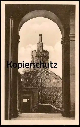 ALTE POSTKARTE WEINHEIM AN DER BERGSTRASSE ROTERTURM ROTER TURM Ansichtskarte postcard cpa AK