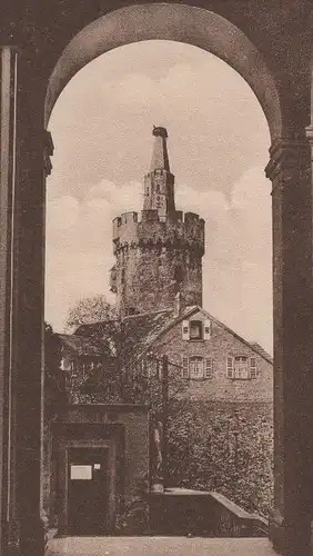 ALTE POSTKARTE WEINHEIM AN DER BERGSTRASSE ROTERTURM ROTER TURM Ansichtskarte postcard cpa AK