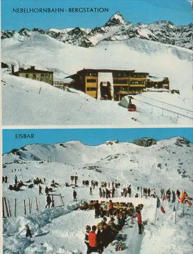 ÄLTERE POSTKARTE SKIPARADIES IM ALLGÄU OBERSTDORF Eishockey ice hockey sur glace cpa AK Ansichtskarte postcard