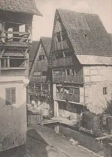 ALTE POSTKARTE NÖRDLINGEN GERBERHÄUSER ALTES FACHWERKHAUS FACHWERK Haus cpa postcard Ansichtskarte AK