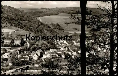 ALTE POSTKARTE LUFTKURORT NIEDERBREITBACH WIED PANORAMA Waldbreitbach Neustadt cpa postcard Ansichtskarte AK