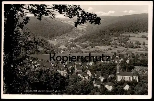 ALTE POSTKARTE LUFTKURORT NECKARGERACH AM NECKAR 1939 PANORAMA TOTALANSICHT GESAMTANSICHT Ansichtskarte AK cpa postcard
