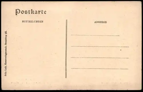 ALTE POSTKARTE STRASSBURG PARTIE IN DER ORANGERIE STRASBOURG VUE PRISE À L'ORANGERIE fountain fontaine postcard AK cpa