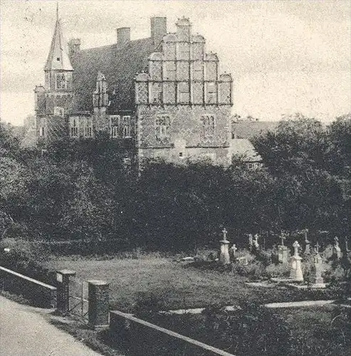 ALTE POSTKARTE MÜNSTER I. W. WOLBECK MIT FRIEDHOF cemetery cimetière AK Ansichtskarte cpa postcard