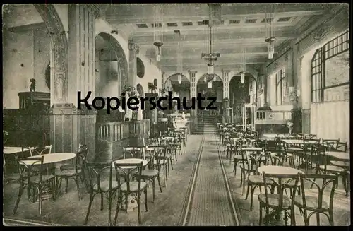 ALTE POSTKARTE CONDITOREI UND WIENER CAFÉ KERKHOF OSNABRÜCK INNENANSICHT Ansichtskarte AK cpa postcard