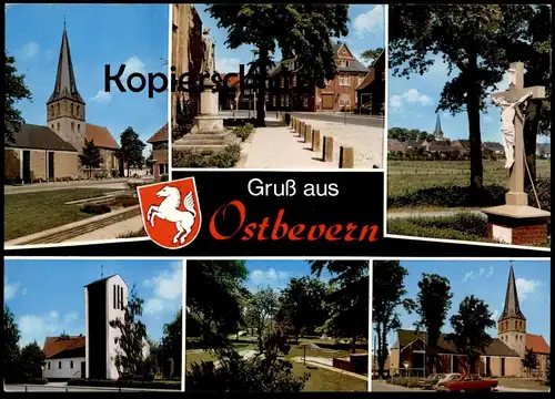 ÄLTERE POSTKARTE GRUSS AUS OSTBEVERN Minigolf miniature crazy golf AK Ansichtskarten cpa postcard