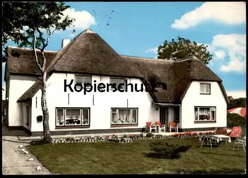 ÄLTERE POSTKARTE ST. PETER ORDING GÄSTEHAUS ZUM LANDHAUS CLAUS & SIGRID JÖNS Ansichtskarte AK postcard cpa