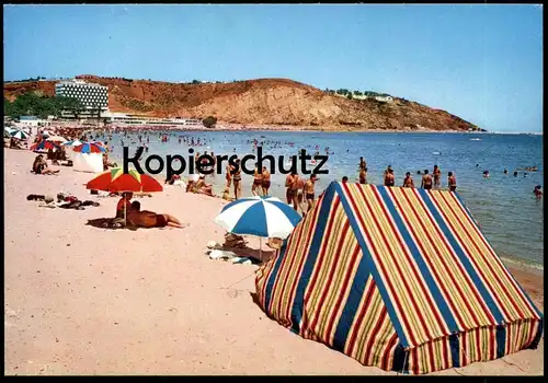 ÄLTERE POSTKARTE AMILCAR LA PLAGE Tunesie Tunesien beach Strand Zelt tent cpa postcard Ansichtskarte AK