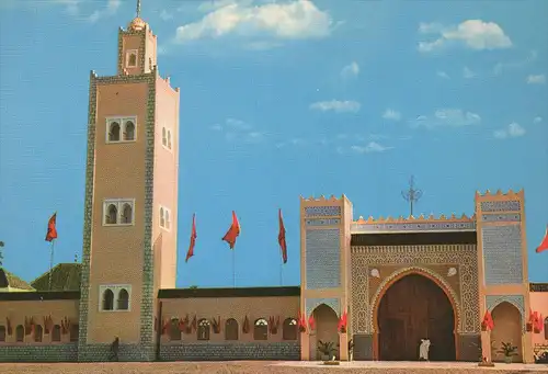 ÄLTERE POSTKARTE RISSANI MOSQUÉE DU SANCTUAIRE DE MOULAY-ALI CHERIF Marocco Maroc Marokka Moschee cpa Ansichtskarte AK