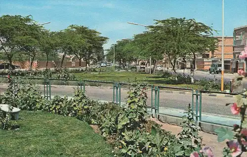 ÄLTERE POSTKARTE DAMMAM PUBLIC GARDENS DAMMAN Park Parc Saudi Arabia Saudi-Arabien postcard Ansichtskarte AK cpa