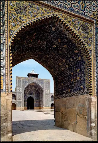 ÄLTERE POSTKARTE JAMEH MOSQUE ISFAHAN IRAN Persia Persien Moschee postcard Ansichtskarte AK cpa