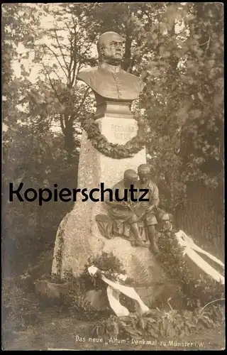 ALTE POSTKARTE DAS NEUE ALTUM-DENKMAL ZU MÜNSTER I. W. monument AK Ansichtskarte cpa postcard