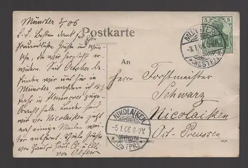 ALTE POSTKARTE DAS NEUE ALTUM-DENKMAL ZU MÜNSTER I. W. monument AK Ansichtskarte cpa postcard