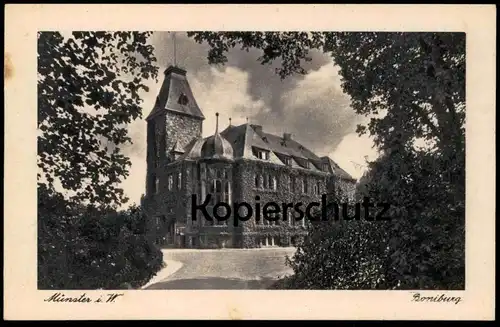 ALTE POSTKARTE MÜNSTER I. W. BONIBURG AK Ansichtskarte cpa postcard