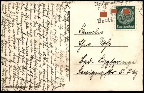 ALTE POSTKARTE MÜNSTER I. W. HAUS DER N.x.x.x.P. PARTEI AM AAA-SEE AA-SEE AASEE AK Ansichtskarte cpa postcard