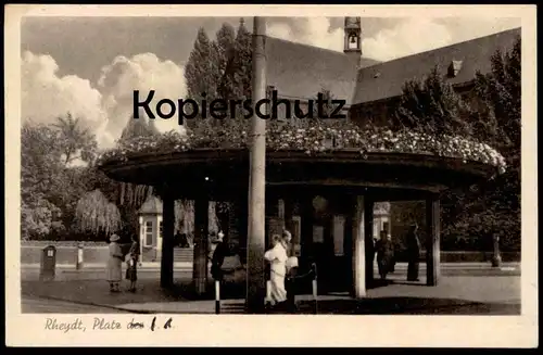 ALTE POSTKARTE RHEYDT PLATZ DER X. X. Mönchengladbach AK Ansichtskarte cpa postcard