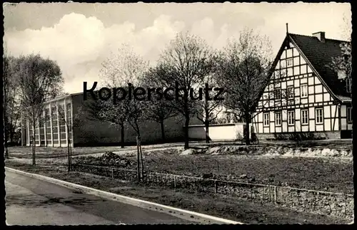 ÄLTERE POSTKARTE BAD MELLE GRÖNENBURG MIT TURNHALLE 1960 AK Ansichtskarte cpa postcard