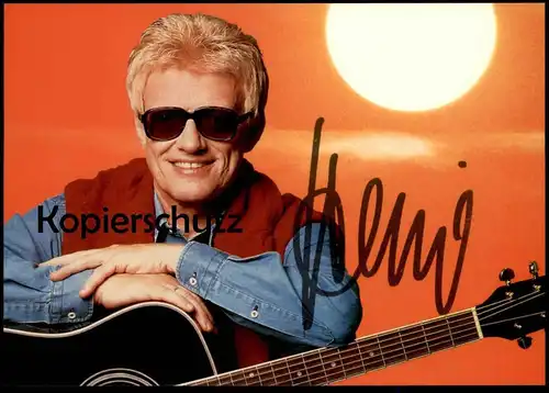 ÄLTERE AUTOGRAMMKARTE HEINO AUTOGRAMM KARTE MUSIKER autograph Gitarre guitar guitare cpa postcard AK Ansichtskarte