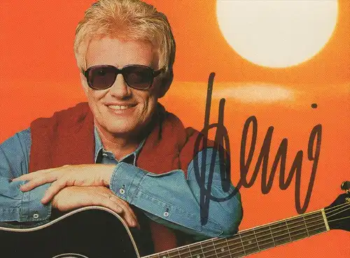 ÄLTERE AUTOGRAMMKARTE HEINO AUTOGRAMM KARTE MUSIKER autograph Gitarre guitar guitare cpa postcard AK Ansichtskarte