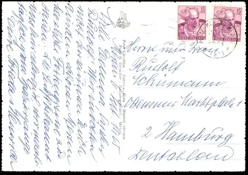 ALTE POSTKARTE MERANO 311 PASSEGGIATA VON CASINO E GR. TESSA MERAN PROMENADE MIT KURSAAL U. TEXELGRUPPE cpa AK postcard