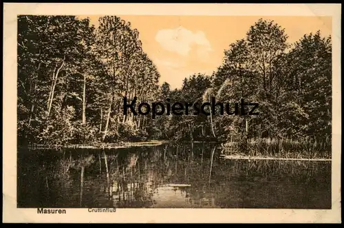 ALTE POSTKARTE MASUREN CRUTTINFLUSS Cruttin Krutyn Cruttinen Kruttinen cpa postcard AK Ansichtskarte