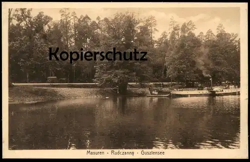 ALTE POSTKARTE MASUREN RUDCZANNY GUSZIENSEE PANORAMA cpa postcard AK Ansichtskarte