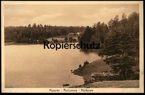 ALTE POSTKARTE MASUREN RUDCZANNY NIEDERSEE See Panorama cpa postcard AK Ansichtskarte