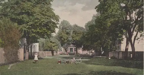 ALTE POSTKARTE JOHANNISBURG SCHLOSSPLATZ SCHLOSS PISZ OSTPREUSSEN Kinder castle chateau cpa postcard AK Ansichtskarte