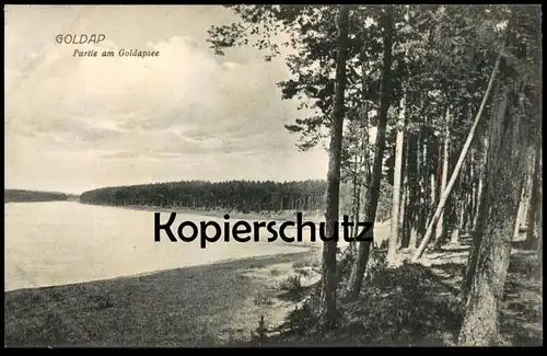 ALTE POSTKARTE GOLDAP PARTIE AM GOLDAPSEE MASUREN OSTPREUSSEN Polen Polska cpa postcard AK Ansichtskarte