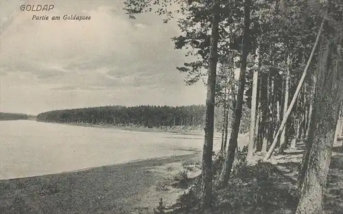 ALTE POSTKARTE GOLDAP PARTIE AM GOLDAPSEE MASUREN OSTPREUSSEN Polen Polska cpa postcard AK Ansichtskarte