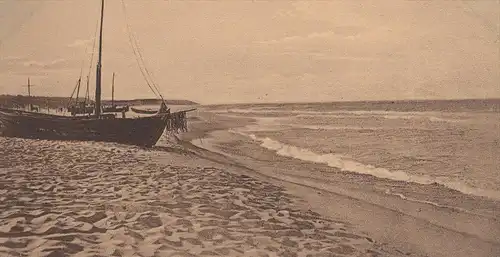 ALTE POSTKARTE ROSSITTEN OSTPREUSSEN KURISCHE NEHRUNG AM OSTSEESTRAND cpa postcard AK Ansichtskarte