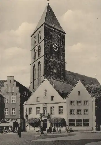 ALTE POSTKARTE RHEINE IN WESTFALEN BLICK AUF DIE PFARRKIRCHE Kirche church cpa postcard Ansichtskarte AK