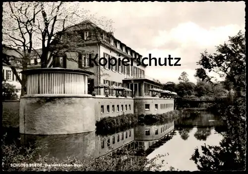 ÄLTERE POSTKARTE SCHLOSS BERGE GELSENKIRCHEN-BUER GROSSGASTSTÄTTEN HANS ARNOLD GMBH postcard cpa Ak Ansichtskarte