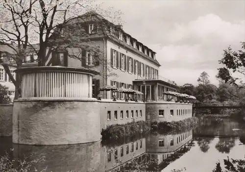 ÄLTERE POSTKARTE SCHLOSS BERGE GELSENKIRCHEN-BUER GROSSGASTSTÄTTEN HANS ARNOLD GMBH postcard cpa Ak Ansichtskarte