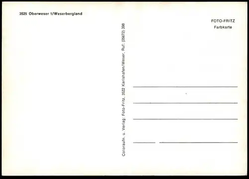 ÄLTERE POSTKARTE GIESELWERDER WESERBERGLAND VW Golf Oberweser cpa postcard AK postcard