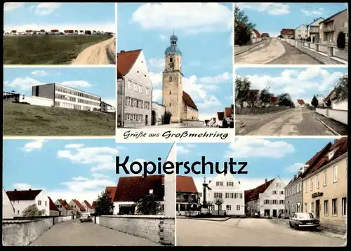 ÄLTERE POSTKARTE GRÜSSE AUS GROSSMEHRING BAYERN LANDKREIS EICHSTÄTT Ansichtskarte AK cpa postcard